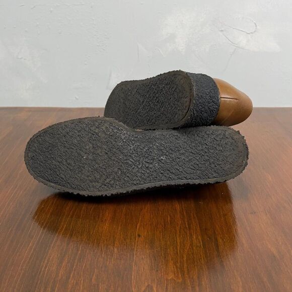 Y's Yohji Yamamoto A/W 2013 Crepe Sole Brown Leather Derbies - Y's 4, US W 6.5 - Picture 8 of 9